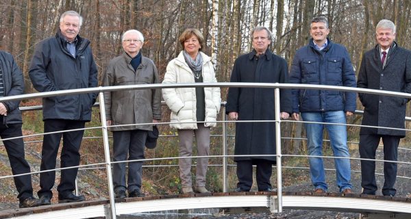 Fußgängerbrücke an der Bergehalde in Göttelborn eröffnet