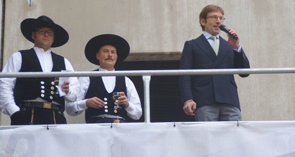 Das erste Richtfest auf dem Lisdorfer Berg