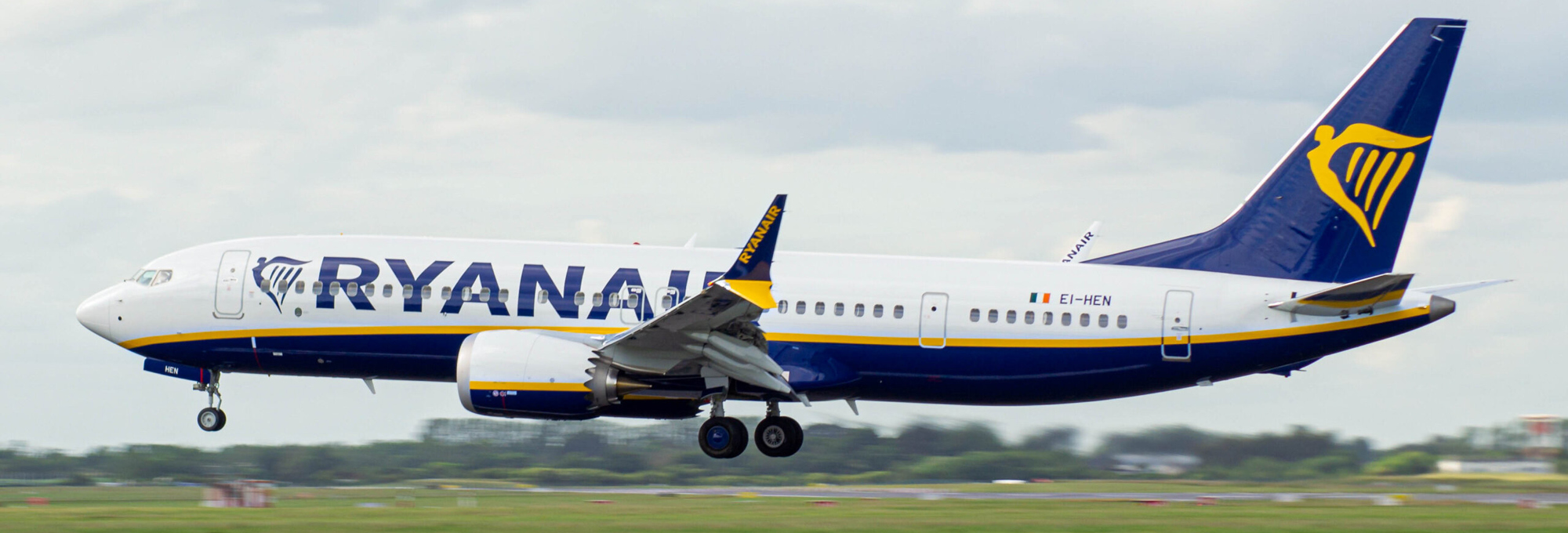 Ryanair Flieger hebt ab